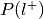 P(l^{+})